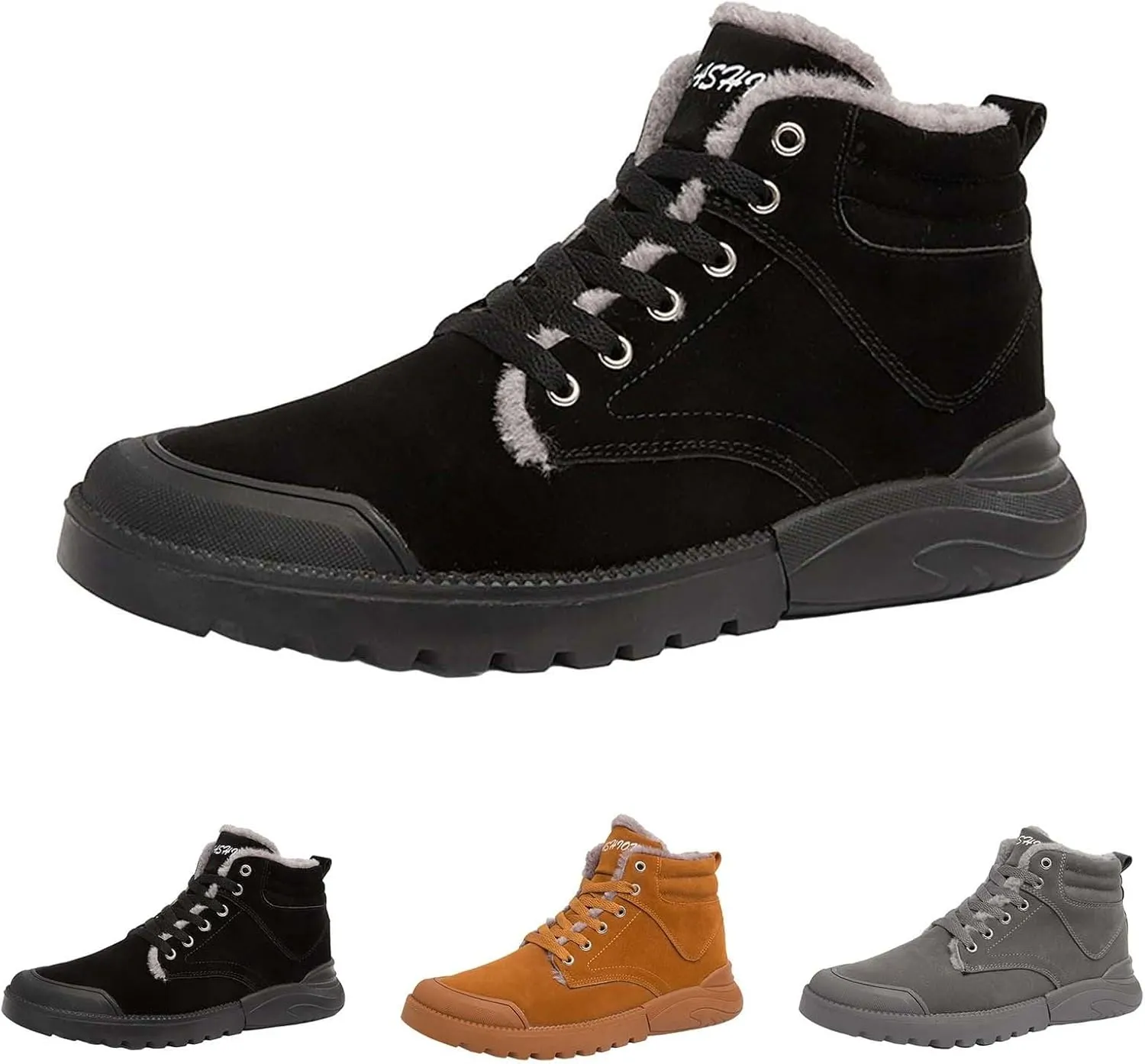 Men's Work Boots Waterproof Hiking Sneakers Ankle Ladies Women Working Shoes Soft Toe Waterproof Platform Botas Slip Resistant Hike Grounded Footwear