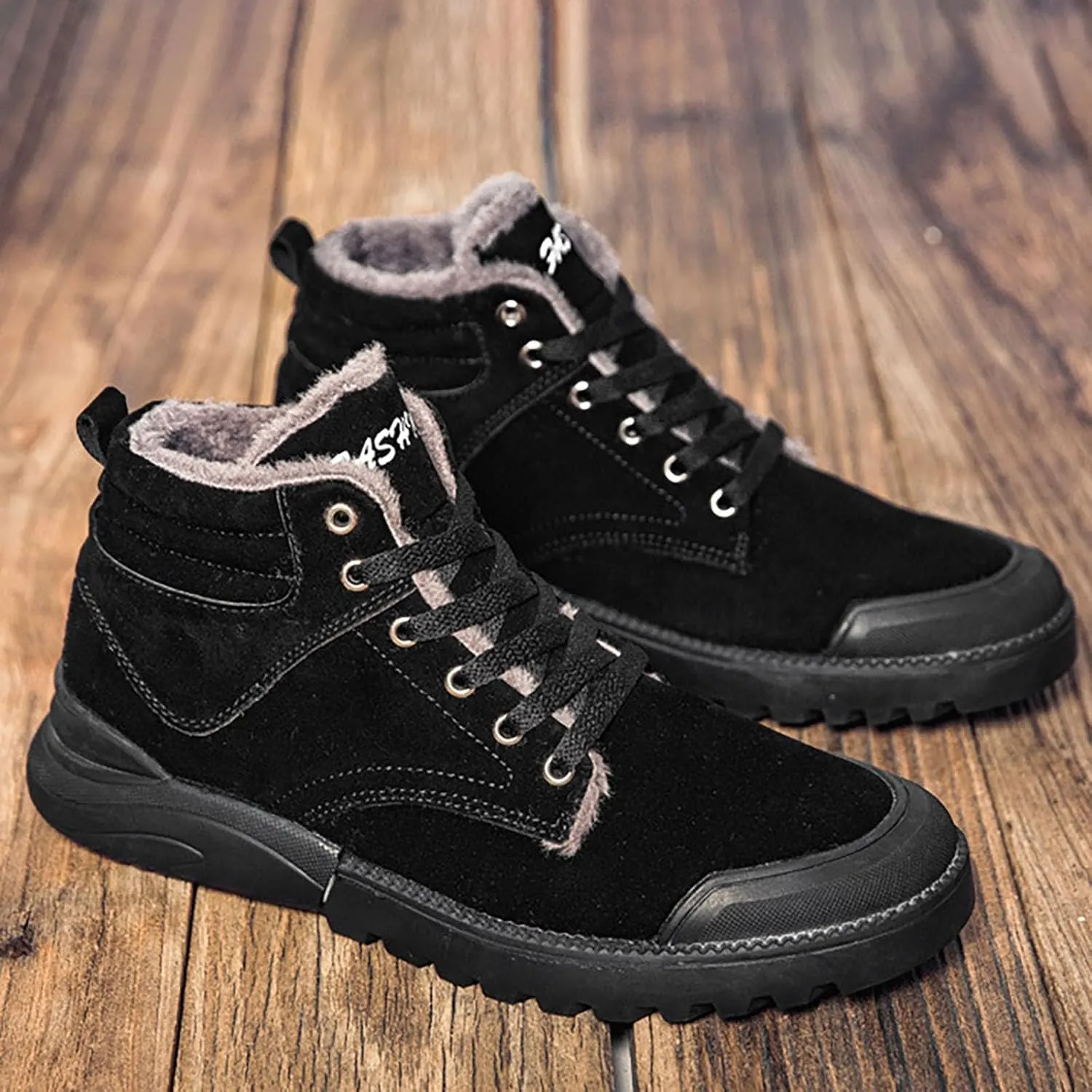 Men's Work Boots Waterproof Hiking Sneakers Ankle Ladies Women Working Shoes Soft Toe Waterproof Platform Botas Slip Resistant Hike Grounded Footwear