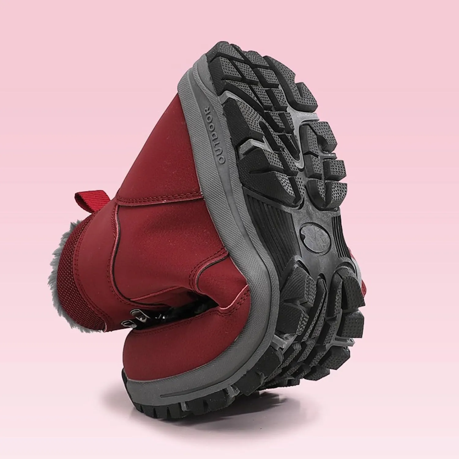 Mens Work Boots Wide Width Hiking Sneakers Warm Ankle Women's Working Shoes Nonslip Work Botas Soft Toe Non Slip Rubber Sole Hike Grounded Footwear