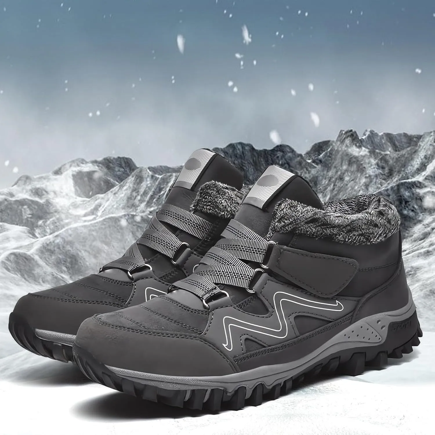 Men's Work Boots with Zipper Hiking Sneakers Boot with Comfort Women Safety Toe Shoes with Zipper Waterproof Outdoor Shoes Leather Comfortable Hike Grounded Footwear