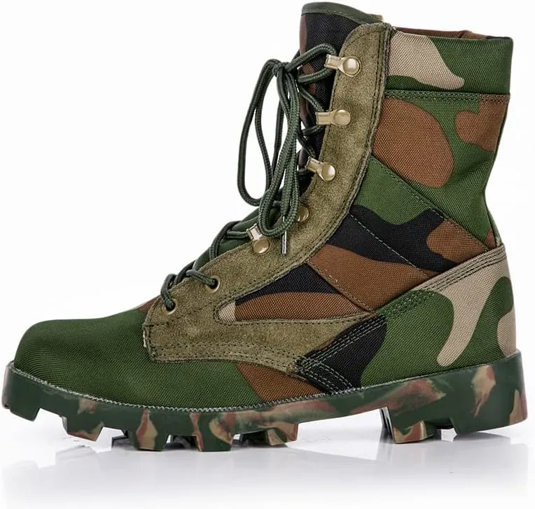 Men's/Women's Outdoor Hiking Boots High Top Breathable Jungle Military Boots Desert Jungle Off-road Training