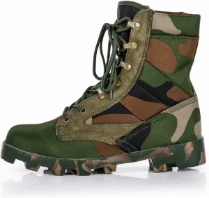 Men's/Women's Outdoor Hiking Boots High Top Breathable Jungle Military Boots Desert Jungle Off-road Training