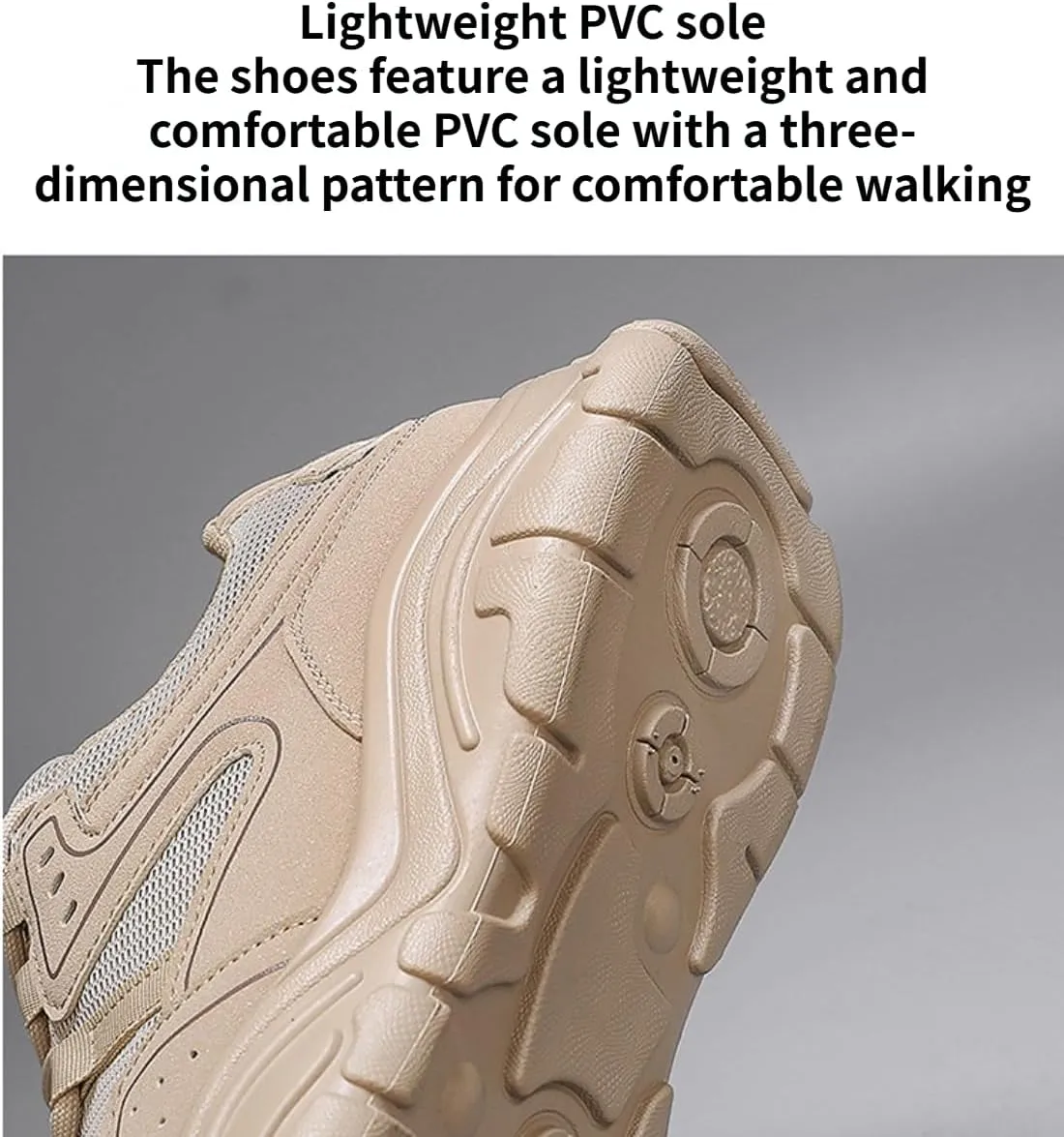 Mesh Color Block Breathable Thick-Soled Cushion Sneakers Running Shoes for Men Slip on Shoes Tennis Shoes