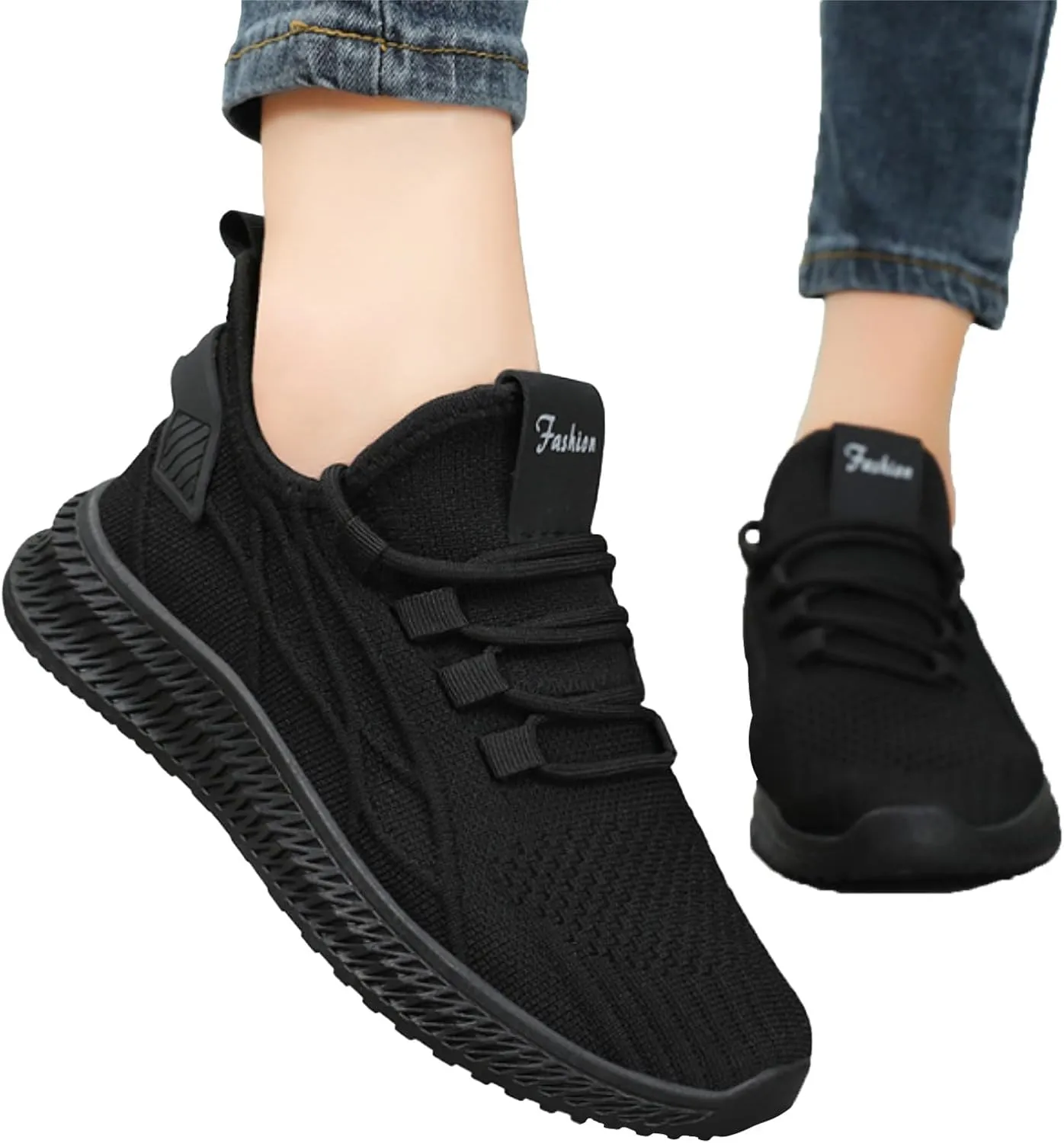 Mesh Sneakers for Women Breathable Lace Up Walking Running Shoes Comfortable Tennis Shoes Non Slip Lightweight Casual Womens Sneakers