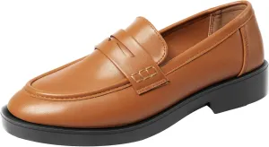 MUSSHOE Penny Loafers for Women Classic Casual Shoes Comfort Womens Slip-ons Business Lightweight Work Flats