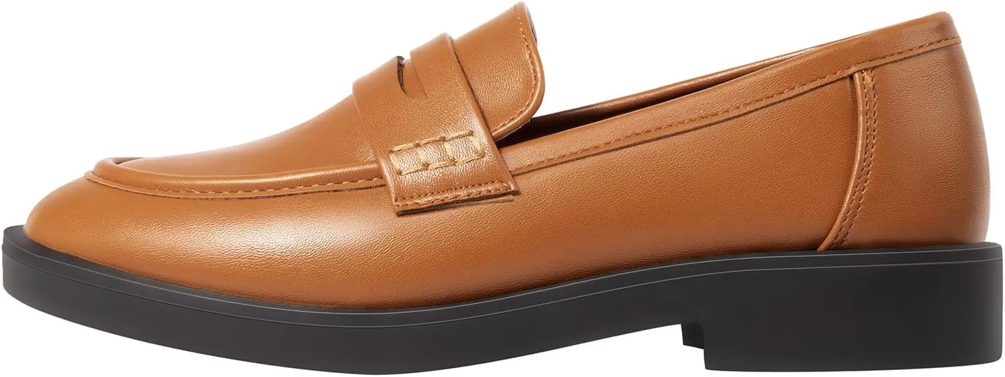 MUSSHOE Penny Loafers for Women Classic Casual Shoes Comfort Womens Slip-ons Business Lightweight Work Flats