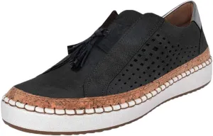 Orthopedic Shoes for Women Casual Breathable Hollow Out Closed Toe Sneakers Summer Lightweight Slip On Low Cut Walking Shoes Trendy Color Block Platform Flats Loafers