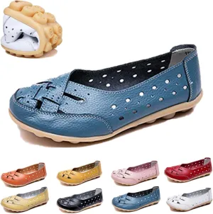 Orthopedic Shoes for Women - Orthopedic Loafers in Breathable Leather, Jaliane Orthopedic Shoes