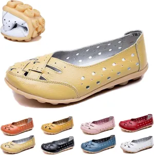 Orthopedic Shoes for Women - Orthopedic Loafers in Breathable Leather, Jaliane Orthopedic Shoes
