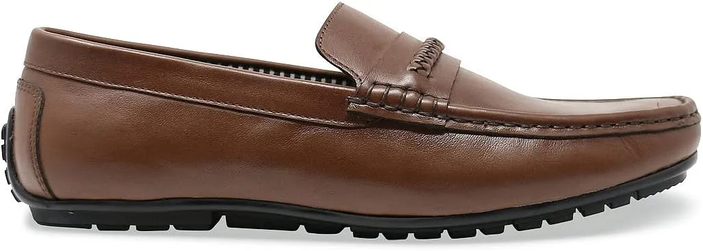 Pegasus Men's Leather Wide Fit Drive Shoe