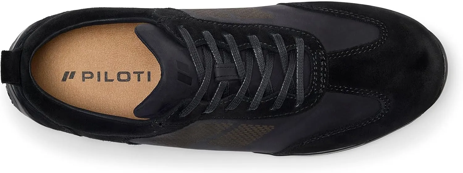 Piloti Icona Driving Shoes for Men, Italian Suede Performance Everyday Driving Sneakers for Men