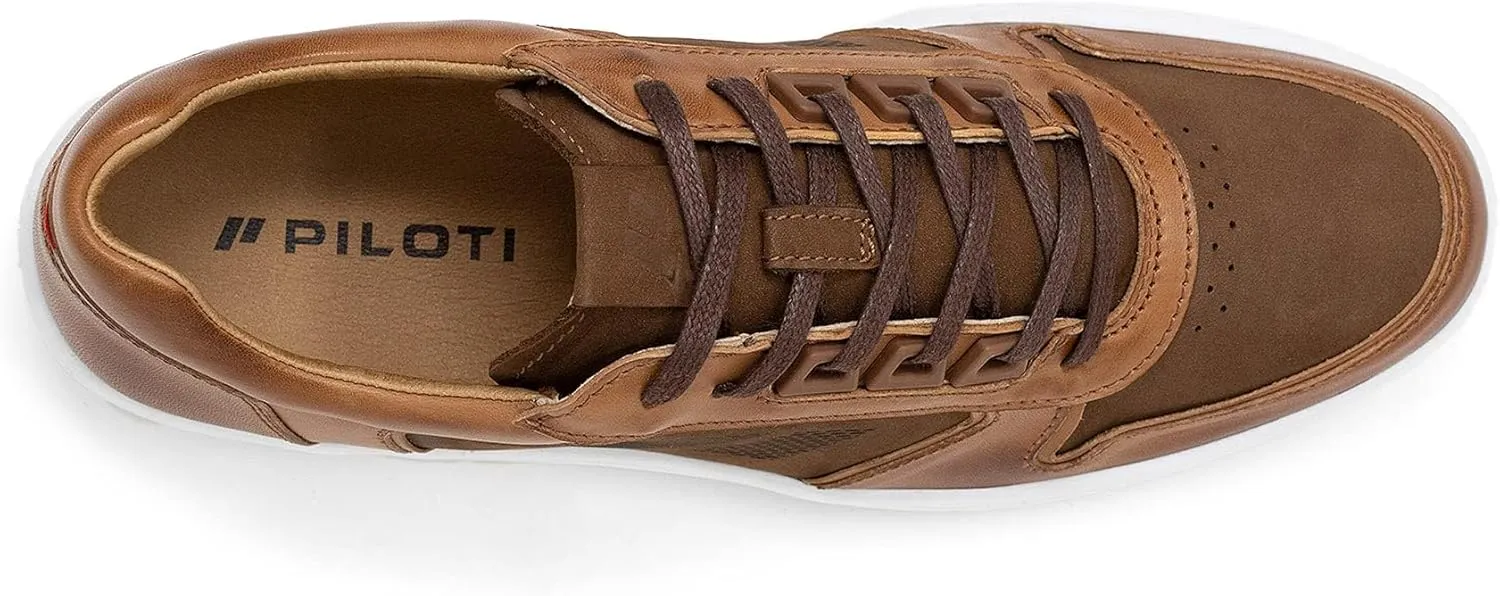 Piloti Men's Drift Performance Italian Nubuck Leather Everyday Driving Sneaker