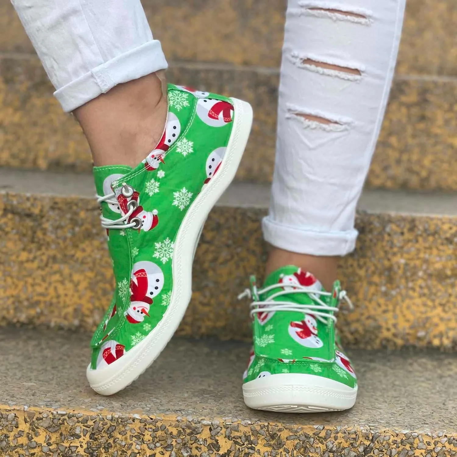 Plaid Sneakers Women Walking Sneakers for Women Wide Width Mens Loafers Christmas Sneakers for Women 2024 Fashion Casual Comfy Soft October 11-12
