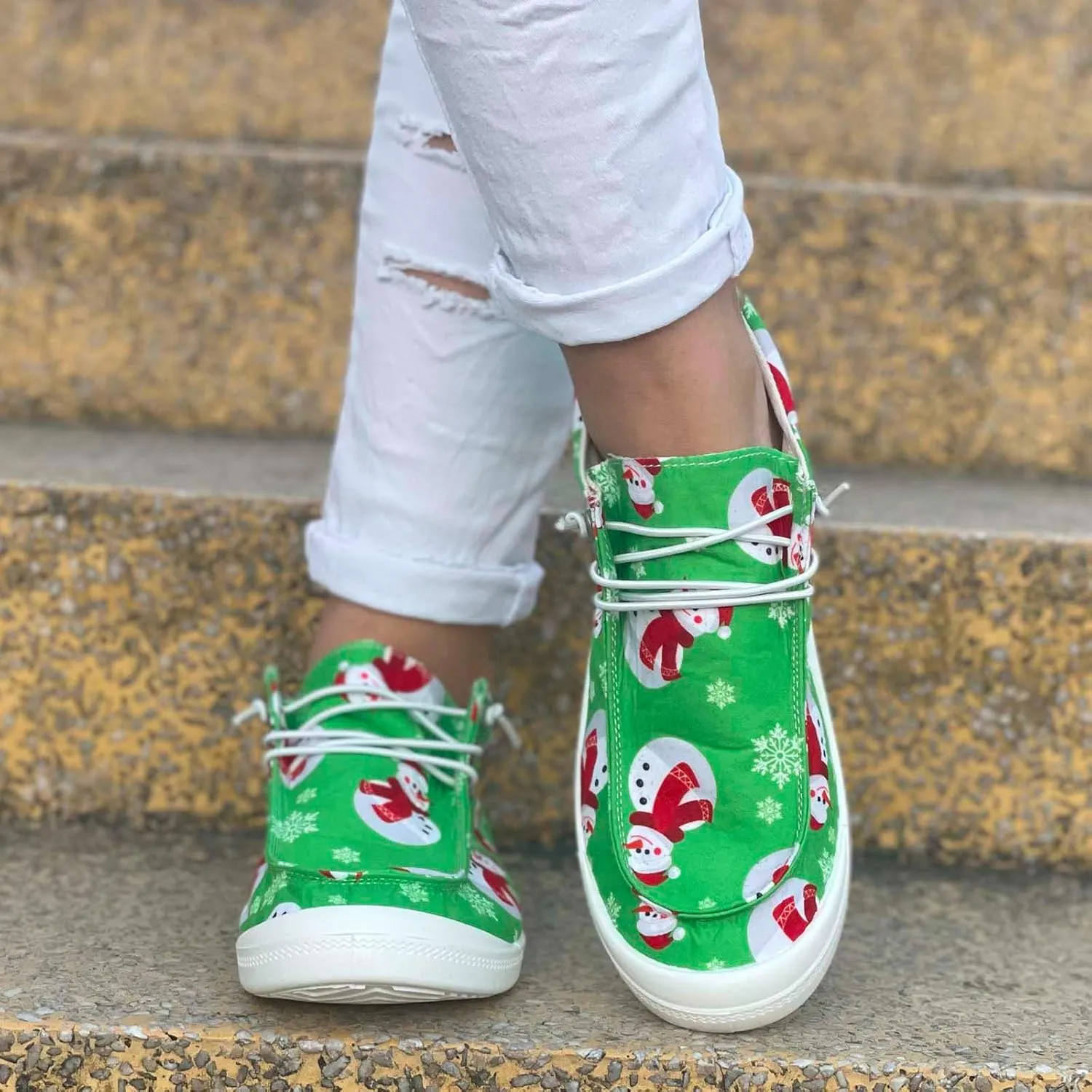 Plaid Sneakers Women Walking Sneakers for Women Wide Width Mens Loafers Christmas Sneakers for Women 2024 Fashion Casual Comfy Soft October 11-12