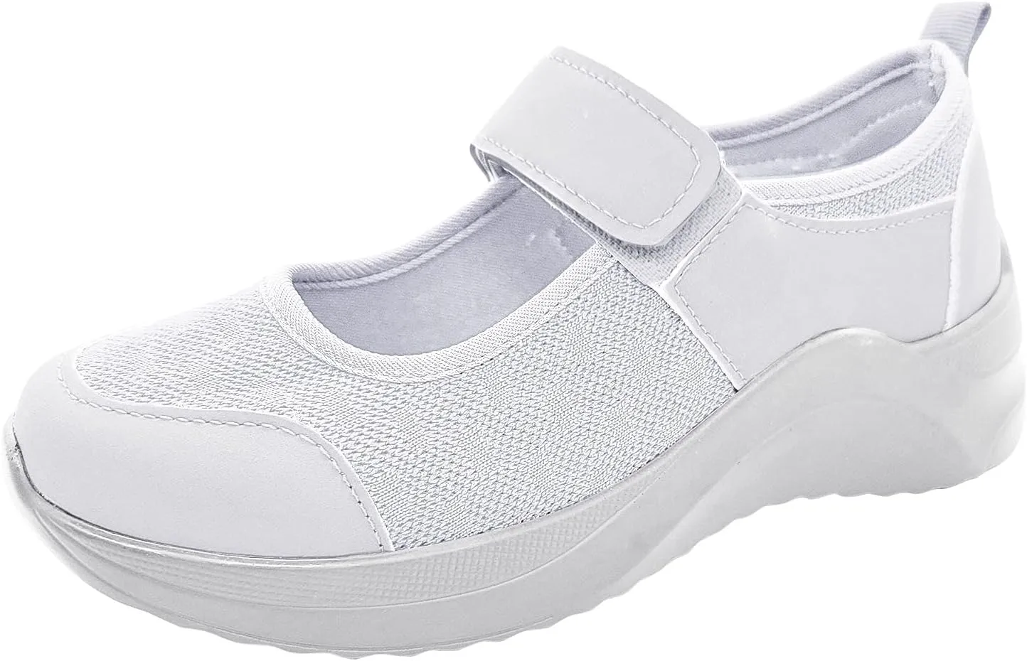 Platform High Top Sneakers for Women Fashion Walking Shoes Women Arch Support 11w Shoes for Women Black White Sneakers for Women Wide Fit Zapatos Antiderrapantes para Mujer Trabajo Cocina