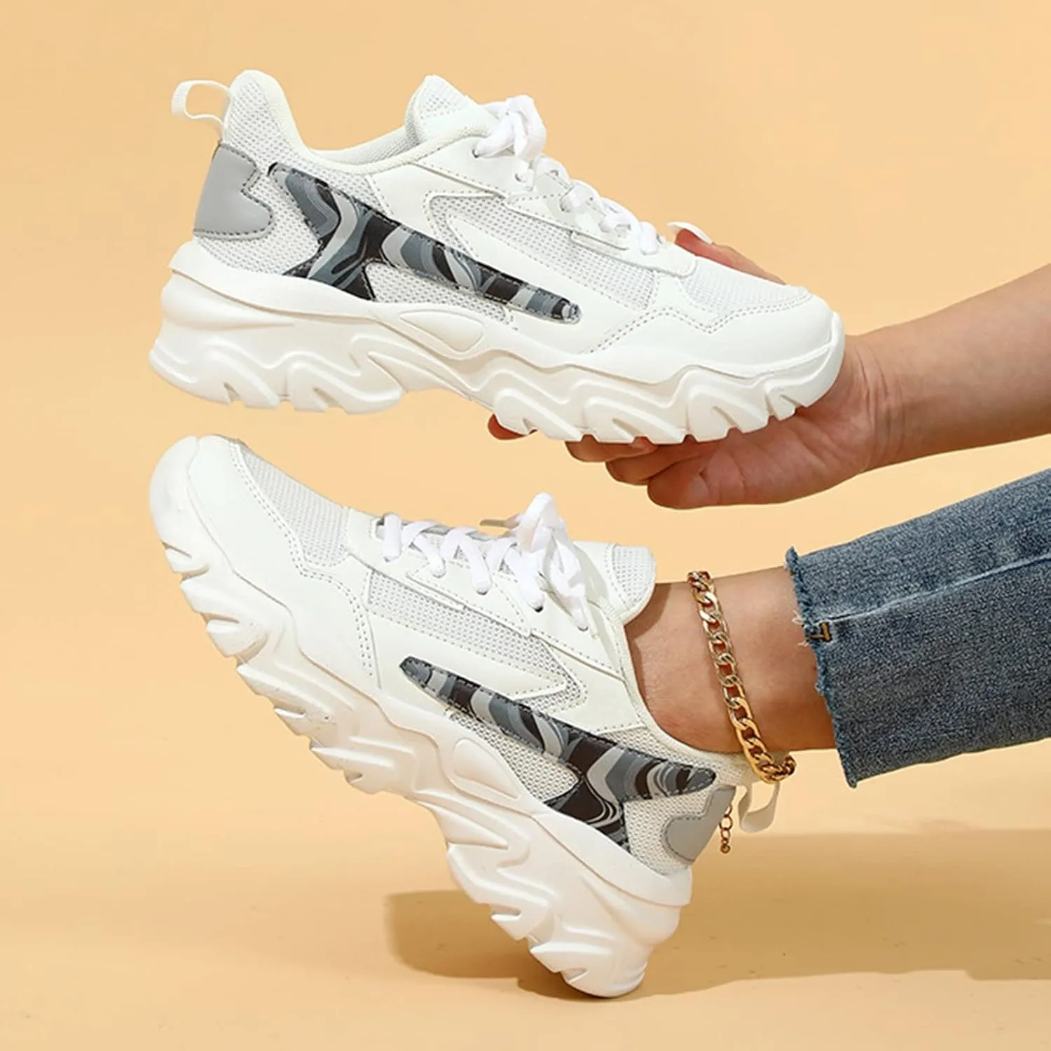 Platform High Top Sneakers for Women Fashion Zapatillas Para Mujer Elegantes Canvas Shoes for Women Fall Platform Sneakers for Women 2023 Zapatillas OrtopéDicas Para Mujer De Vestir