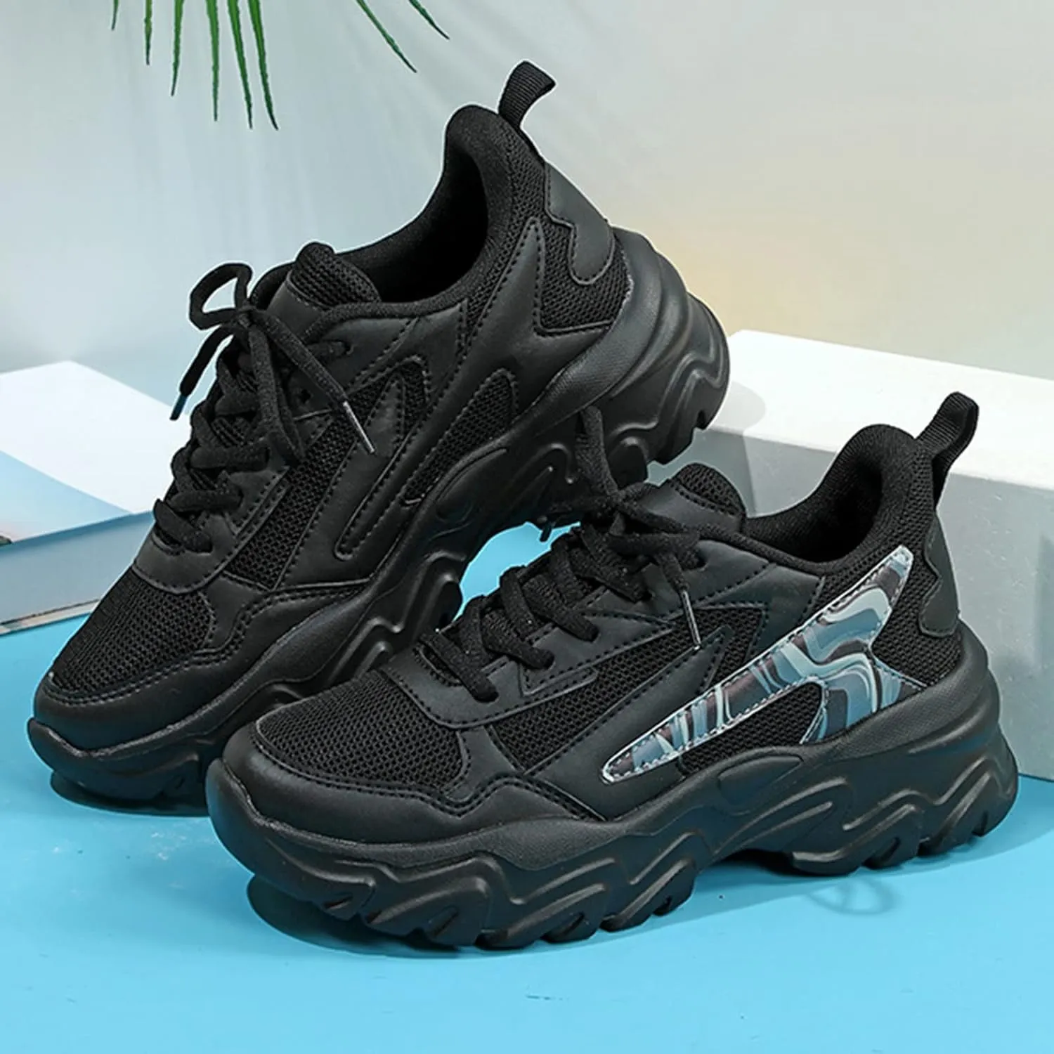 Platform High Top Sneakers for Women Fashion Zapatillas Para Mujer Elegantes Canvas Shoes for Women Fall Platform Sneakers for Women 2023 Zapatillas OrtopéDicas Para Mujer De Vestir