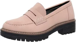 Platform Loafers for Women Comfort Slip On Loafers Casual Business Shoes Classic Fall Shoes Leather Penny Loafers