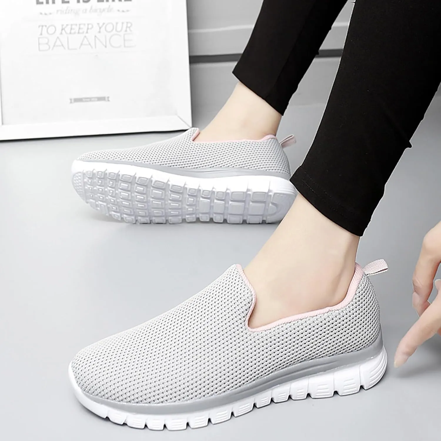Platform Sneakers for Women 6 Wide Tenis De Mujer para Trabajo Antideslizante D Bota Womens Shoes Casual Fall Slip On Women's Sneakers Wide Width Zapatillas Ortopedicas Cerradas Y Anchas para Mujer