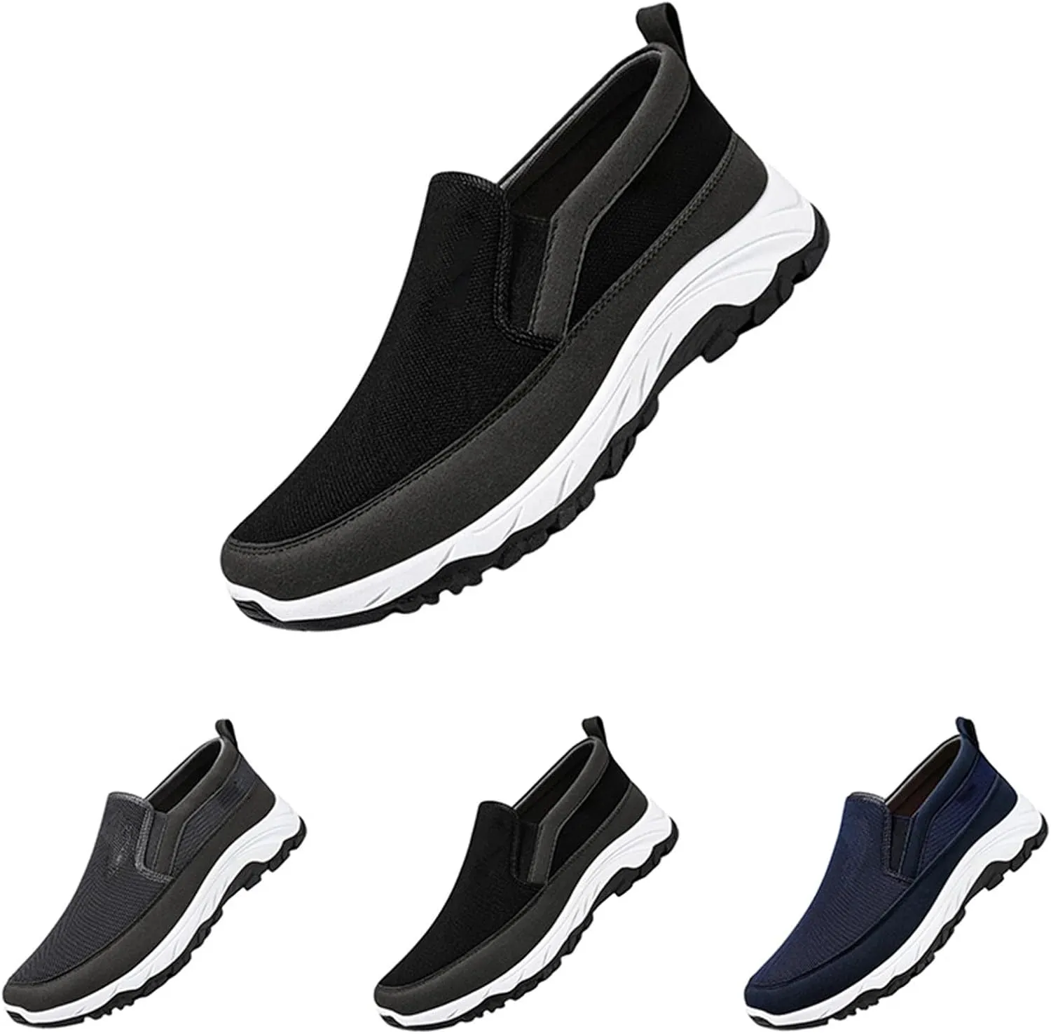 Platform Sneakers for Women Barefoot Shoes Women Mules for Women Flats Slip on Non Slip Low Top Casual Loafers for Women Comfort White Platform Sneakers