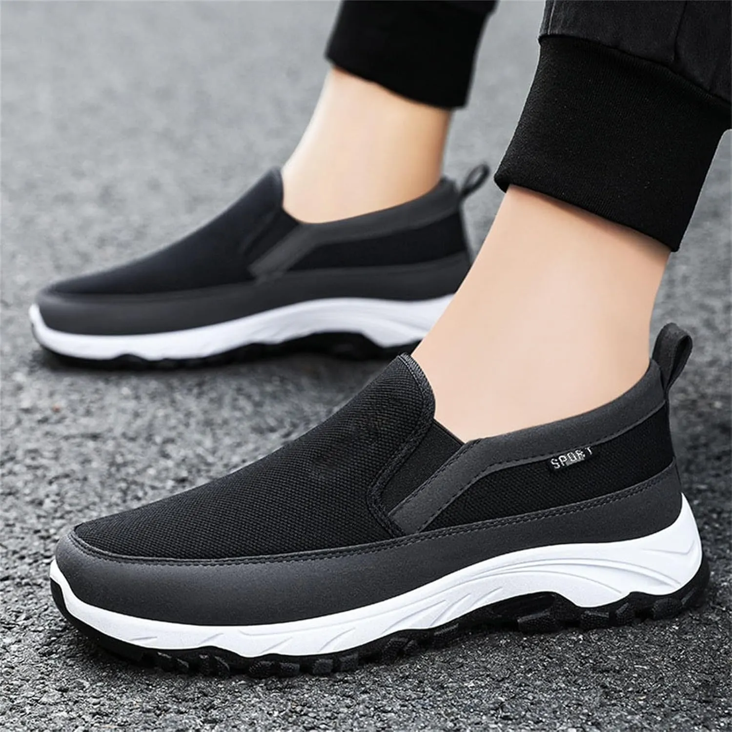 Platform Sneakers for Women Barefoot Shoes Women Mules for Women Flats Slip on Non Slip Low Top Casual Loafers for Women Comfort White Platform Sneakers