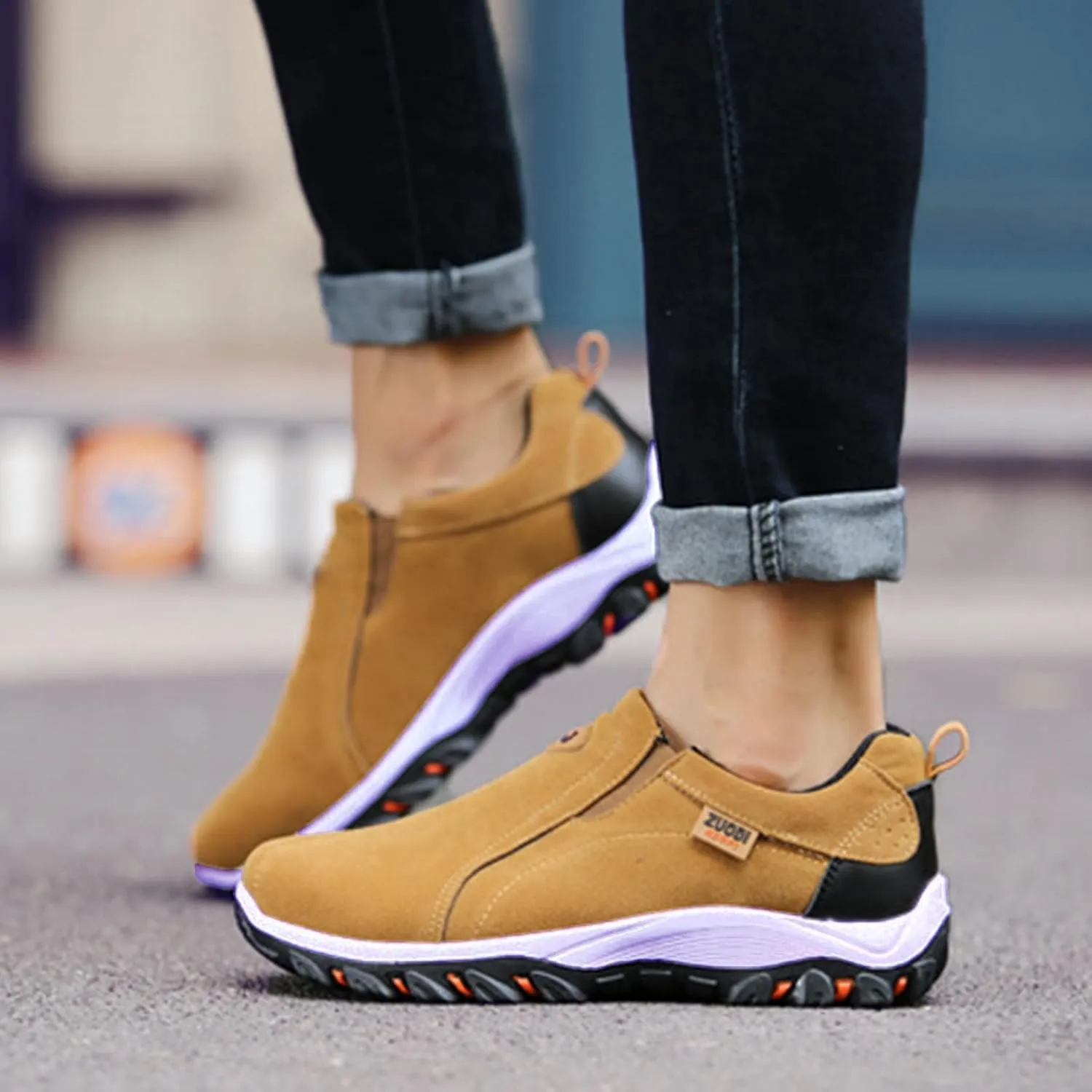 Platform Sneakers for Women Wide Width Zapatos para Mujeres Slip On Tennis Shoes for Women Business Casual Sneakers Women Arch Support Non Slip Shoes for Women
