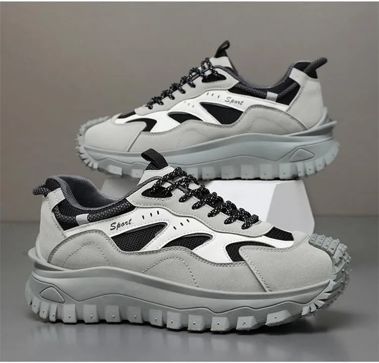 Plus Size Men's Trendy Street Style Low Top Skateboard Shoes, Comfy Non Slip Lace Up Durable Sneakers
