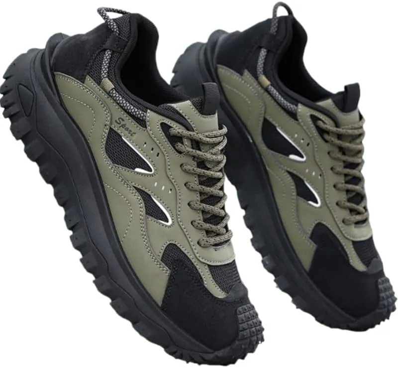 Plus Size Men's Trendy Street Style Low Top Skateboard Shoes, Comfy Non Slip Lace Up Durable Sneakers