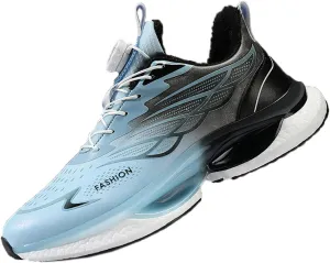 Running Shoes for Men Wide Toe, Comfortable Cushioning Sneakers, Winter Warm Waterproof Snow Walking All Day Shoes, Athletic Gym Workout with Arch Support, Outdoor Casual Jogging Shoes
