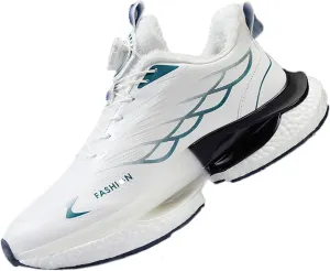 Running Shoes for Men Wide Toe, Comfortable Cushioning Sneakers, Winter Warm Waterproof Snow Walking All Day Shoes, Athletic Gym Workout with Arch Support, Outdoor Casual Jogging Shoes
