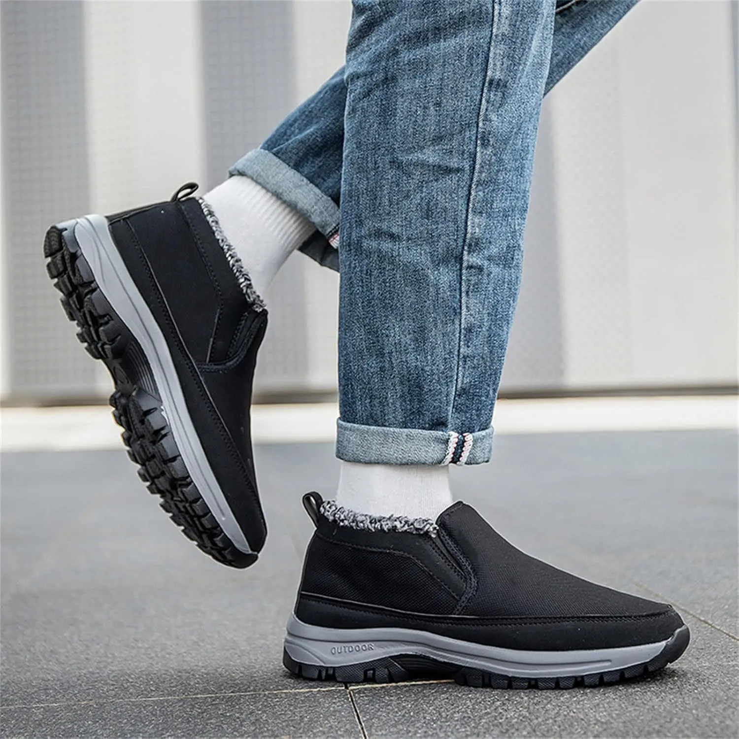 Running Shoes for Women Slip On Sneakers Men Loafers for Women Comfortable and Soft Lightweight Christmas Tennis Shoes for Women Women's Wide Loafers