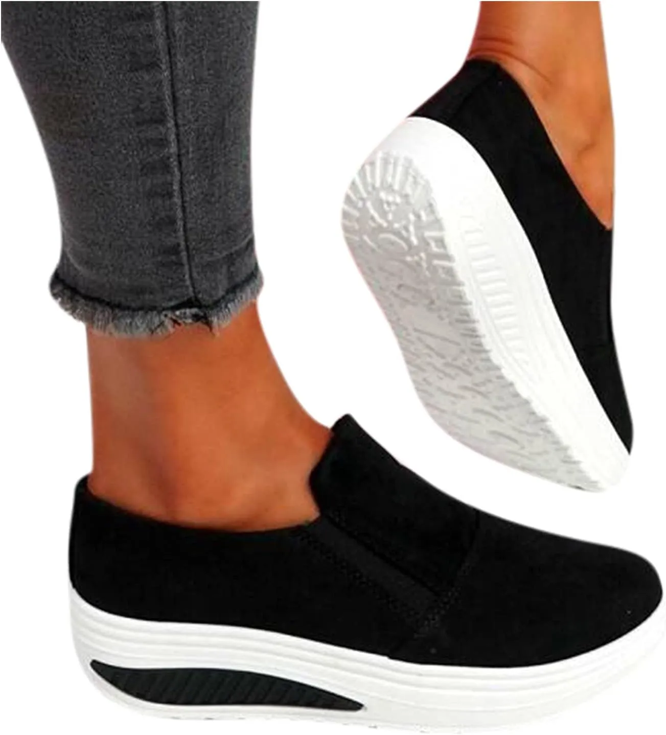 Running Shoes for Women Wide Fit Orthopedic Walking Shoes Platform Sneakers for Women Womens Shoes Casual Fall Sneakers Womens Platform Sneakers Fashion Women Orthopedic Sneakers Wide