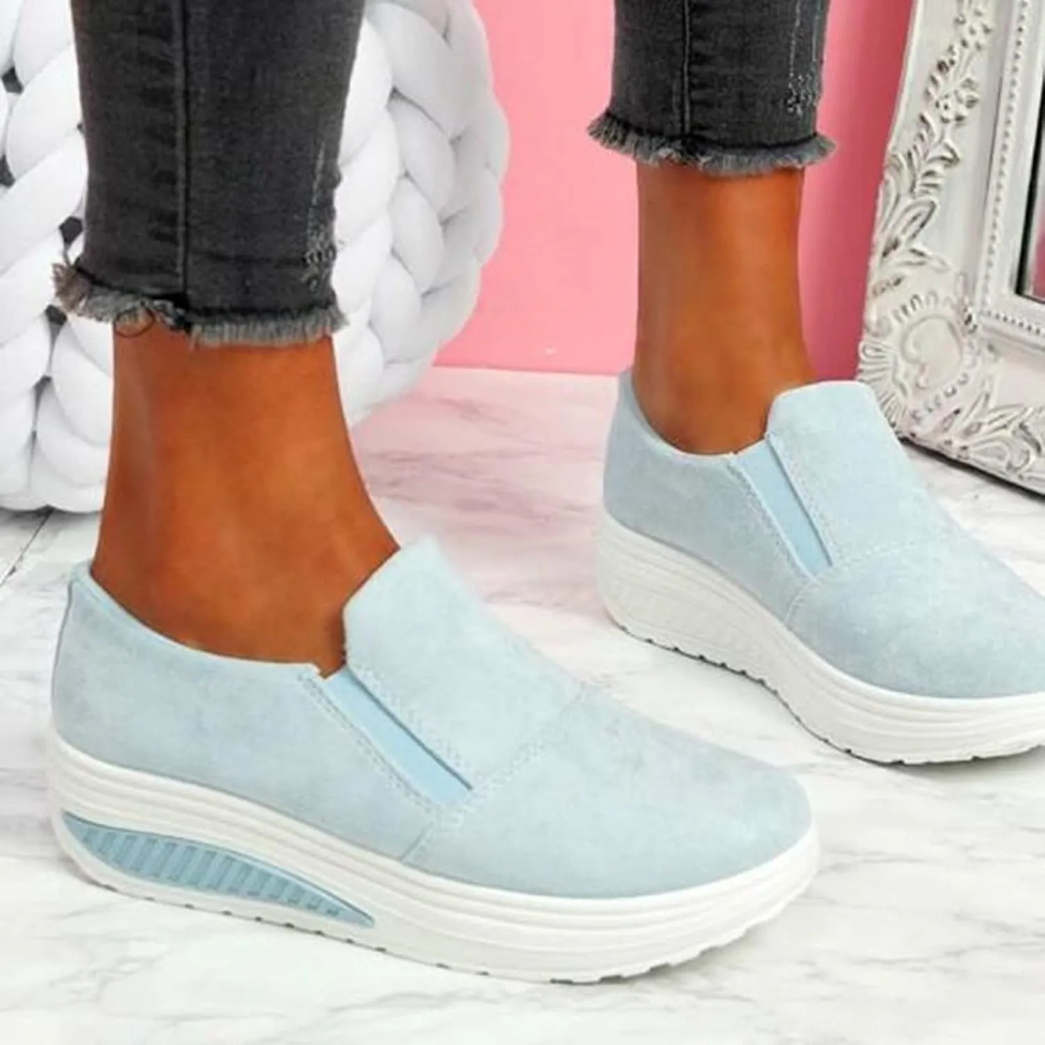 Running Shoes for Women Wide Fit Orthopedic Walking Shoes Platform Sneakers for Women Womens Shoes Casual Fall Sneakers Womens Platform Sneakers Fashion Women Orthopedic Sneakers Wide