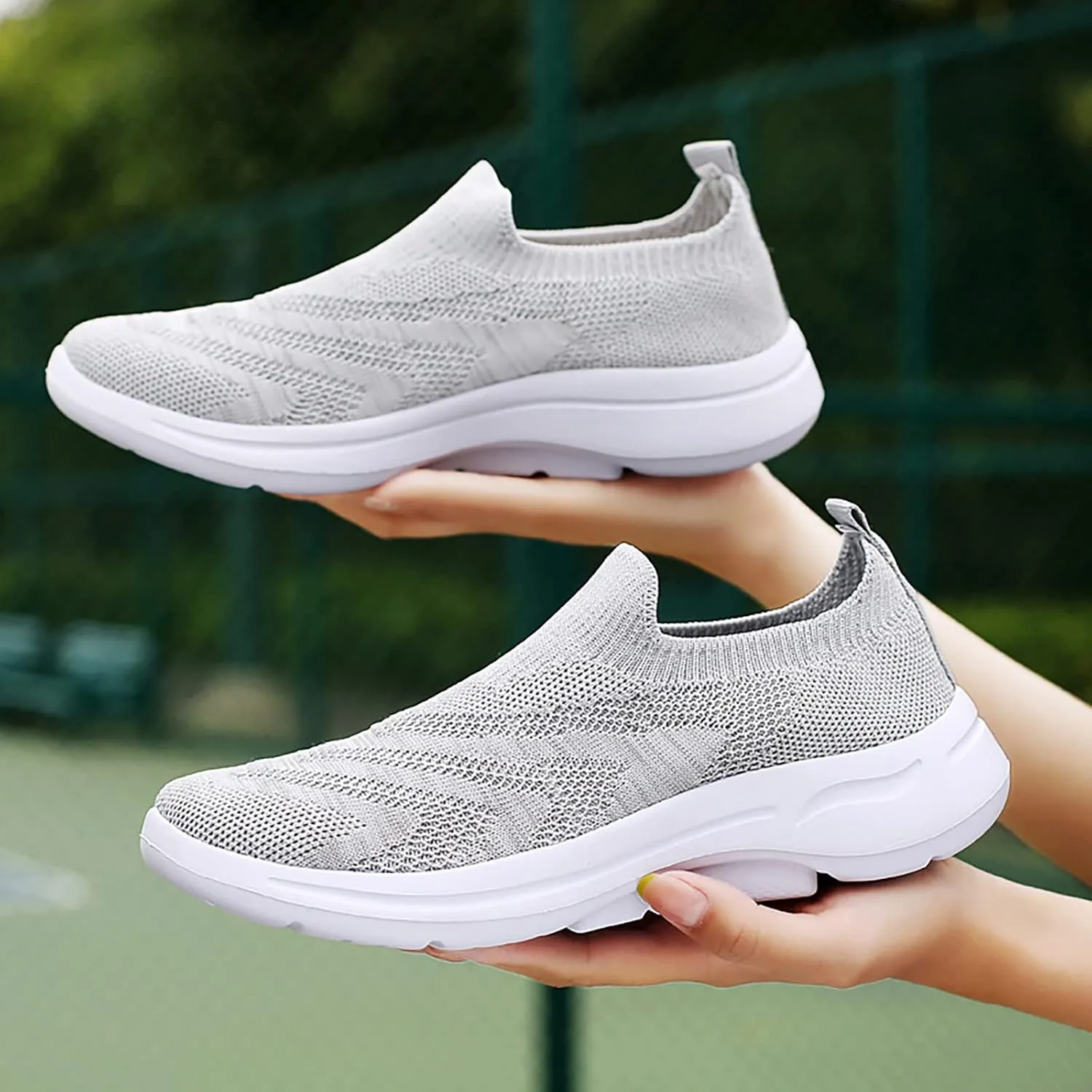 Running Shoes for Women Wide Fit Women's Black Slip On Dress Shoes Workout Shoes for Women Black Plantar Fasciitis Shoes Women Non Slip Slip On Walking Shoes Women Size 12