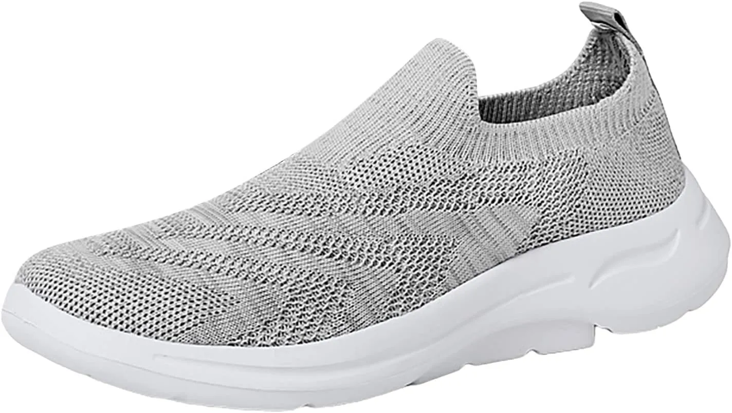 Running Shoes for Women Wide Fit Women's Black Slip On Dress Shoes Workout Shoes for Women Black Plantar Fasciitis Shoes Women Non Slip Slip On Walking Shoes Women Size 12