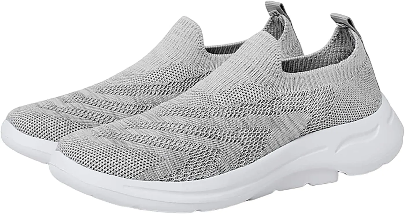 Running Shoes for Women Wide Fit Women's Black Slip On Dress Shoes Workout Shoes for Women Black Plantar Fasciitis Shoes Women Non Slip Slip On Walking Shoes Women Size 12
