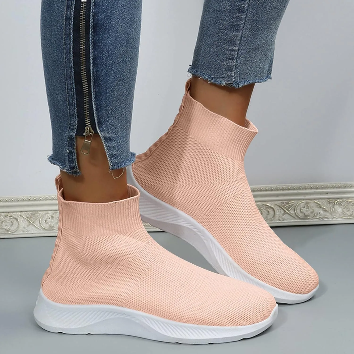Running Sneakers for Women 2023 Zapatos Comodos De Mujer Suaves para Fiesta Womens Basketball Shoes Size 8 Wide Womens High Top Sneakers Fashion Womens Black Casual Sneakers Size 10