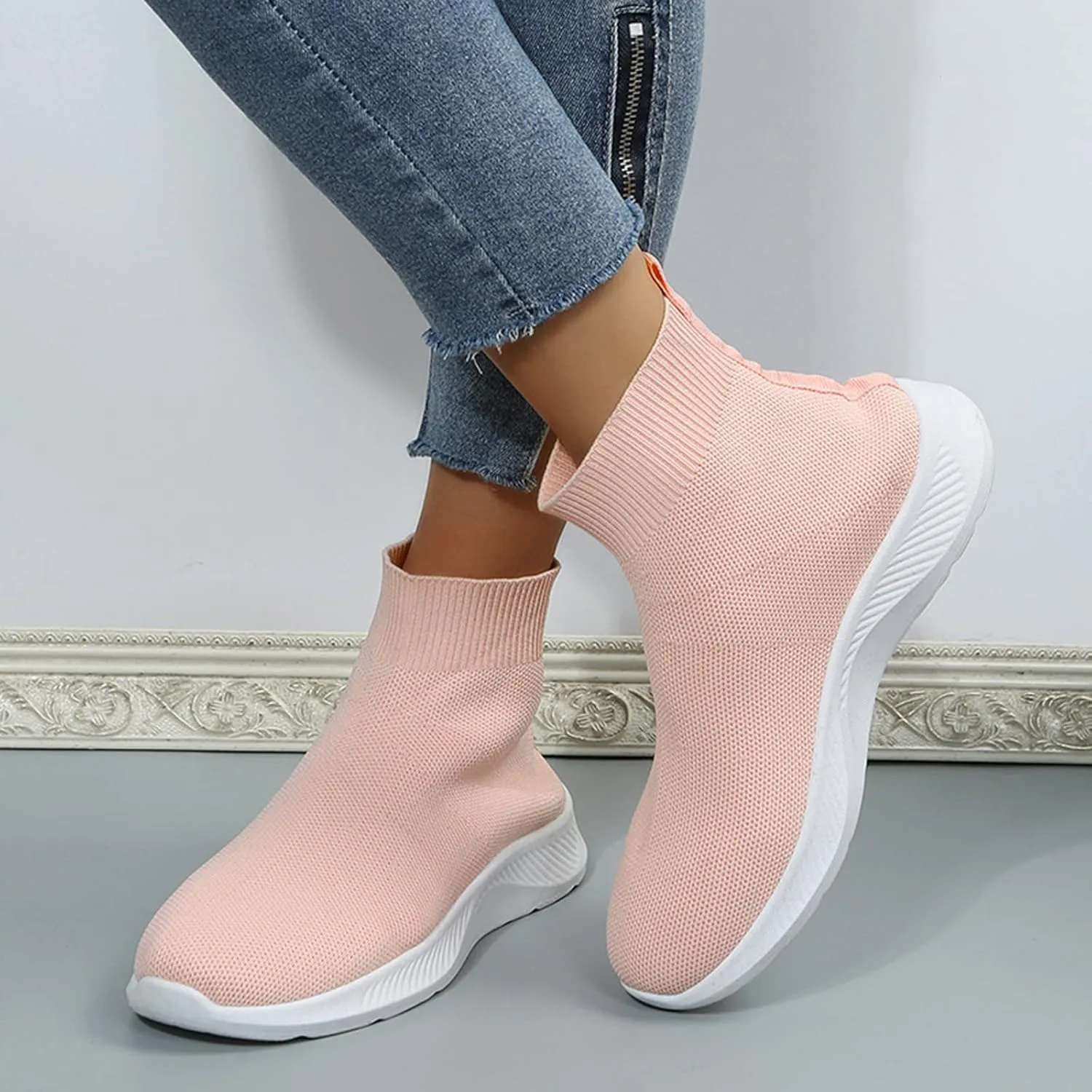 Running Sneakers for Women 2023 Zapatos Comodos De Mujer Suaves para Fiesta Womens Basketball Shoes Size 8 Wide Womens High Top Sneakers Fashion Womens Black Casual Sneakers Size 10