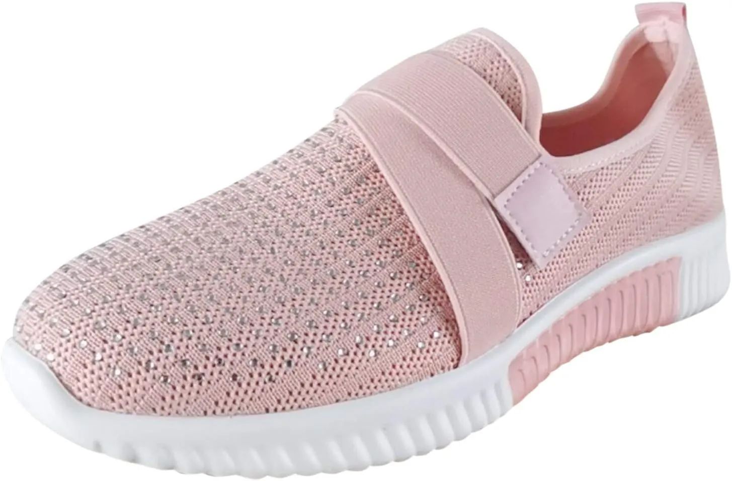 SBGMoSJ Black Platform Sneakers for Women Women's Athletic Shoes Wide Width Womens Shoes Casual Fall Loafers Womens Fashion Sneakers Lightweight Walking Casual Slip Ons Athletic Shoes Women Running