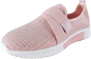 SBGMoSJ Black Platform Sneakers for Women Women's Athletic Shoes Wide Width Womens Shoes Casual Fall Loafers Womens Fashion Sneakers Lightweight Walking Casual Slip Ons Athletic Shoes Women Running
