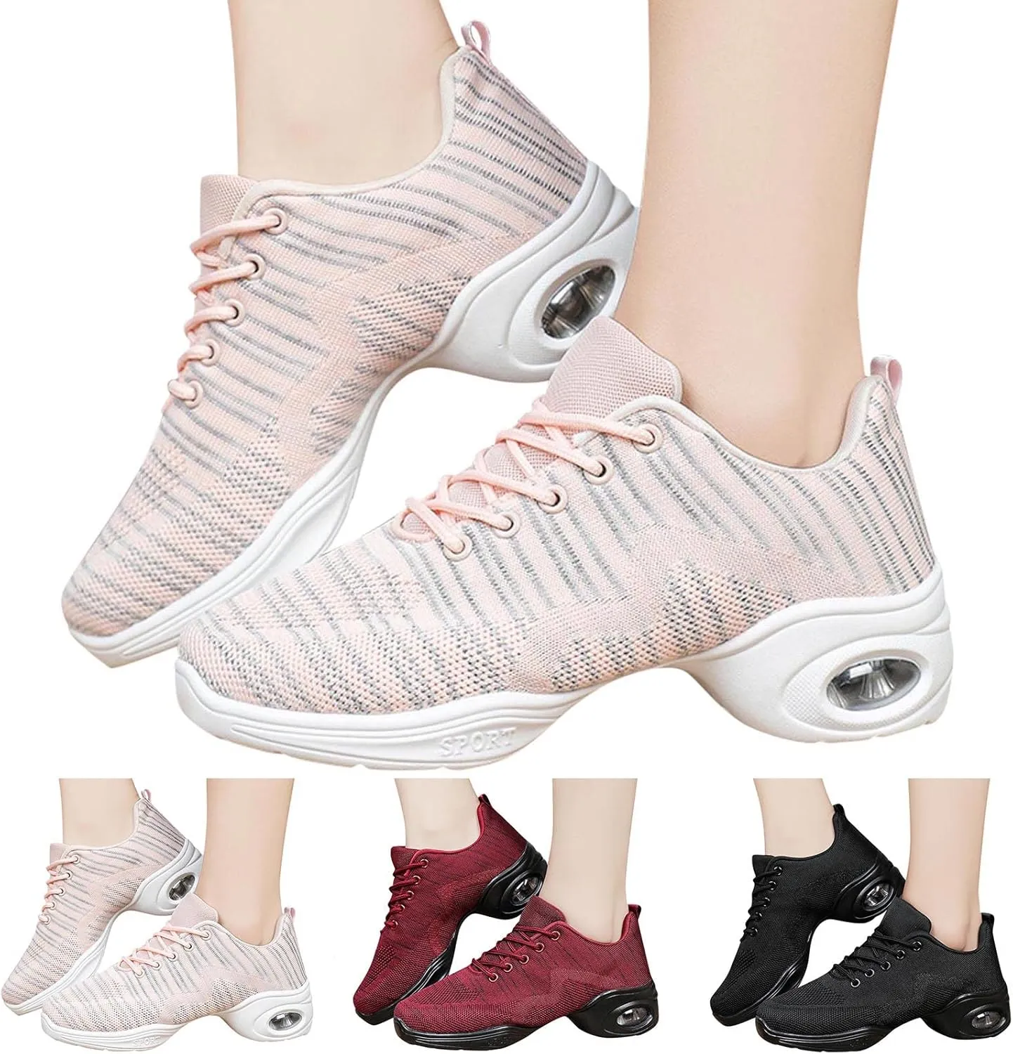 SBGMoSJ Black Sparkly Sneakers for Women Dressy Slip On Shoes Women Comfortable Black Slip On Shoes Women Wide Dressy Womens Trail Running Shoes 7.5 Wide Comfy Shoes for Women Standing All Day Wide