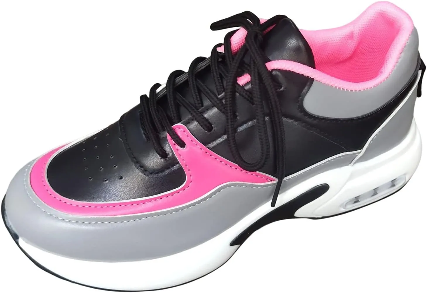 SBGMoSJ Fashion Sneakers for Women Comfy Work Shoes for Women Standing All Day Womens Slip On Sneakers Wide Womens Fashion Sneakers Size 10.5 Black Comfy Walking Shoes Women