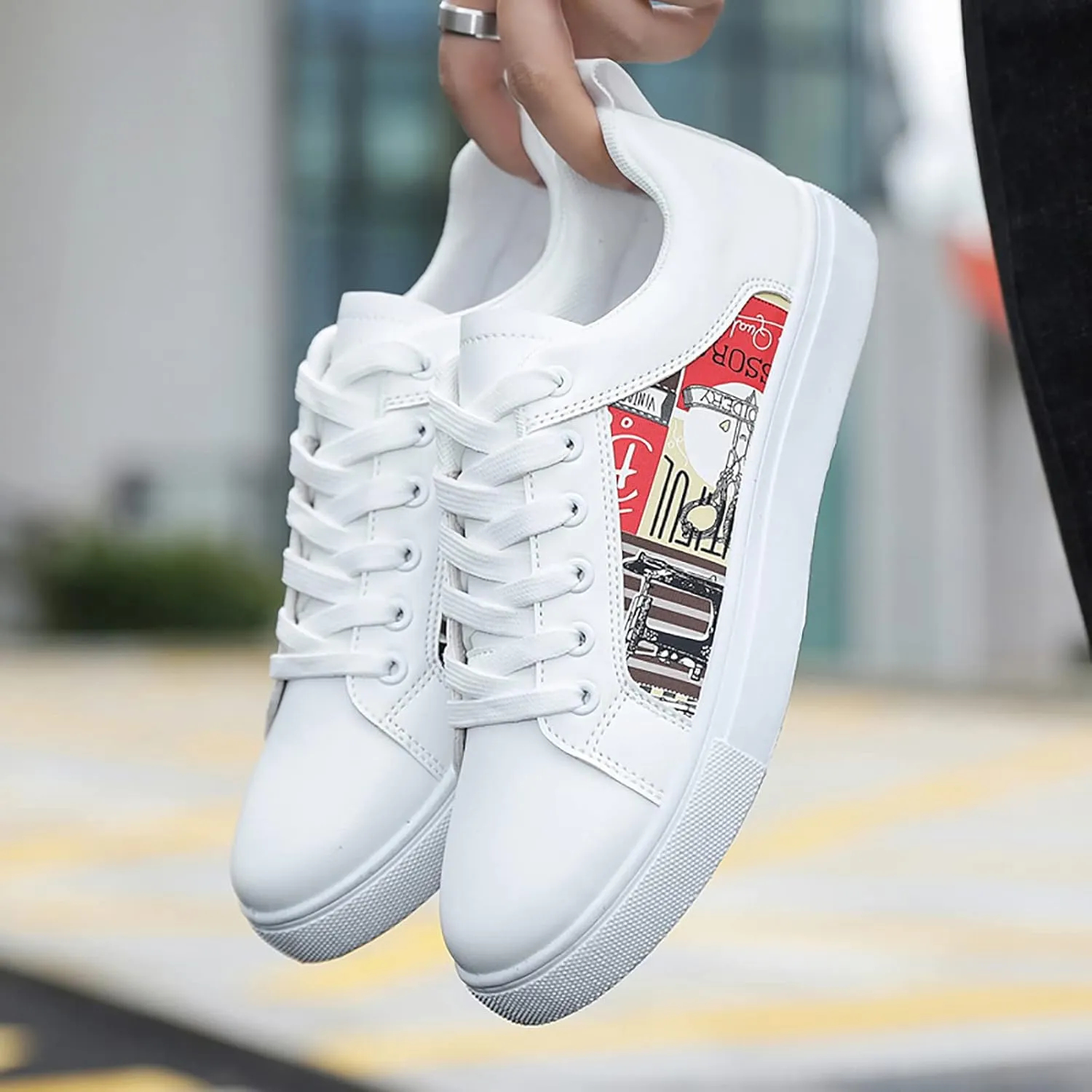 SBGMoSJ Plantar Fasciitis Shoes Women Slip Ons Wide Black Slip On Tennis Shoes Ladies Black Shoes Women Dressy Comfort Wedges Open Toe Women Sneakers Size 9 Wide Slip On Tennis Shoes Women Size 11
