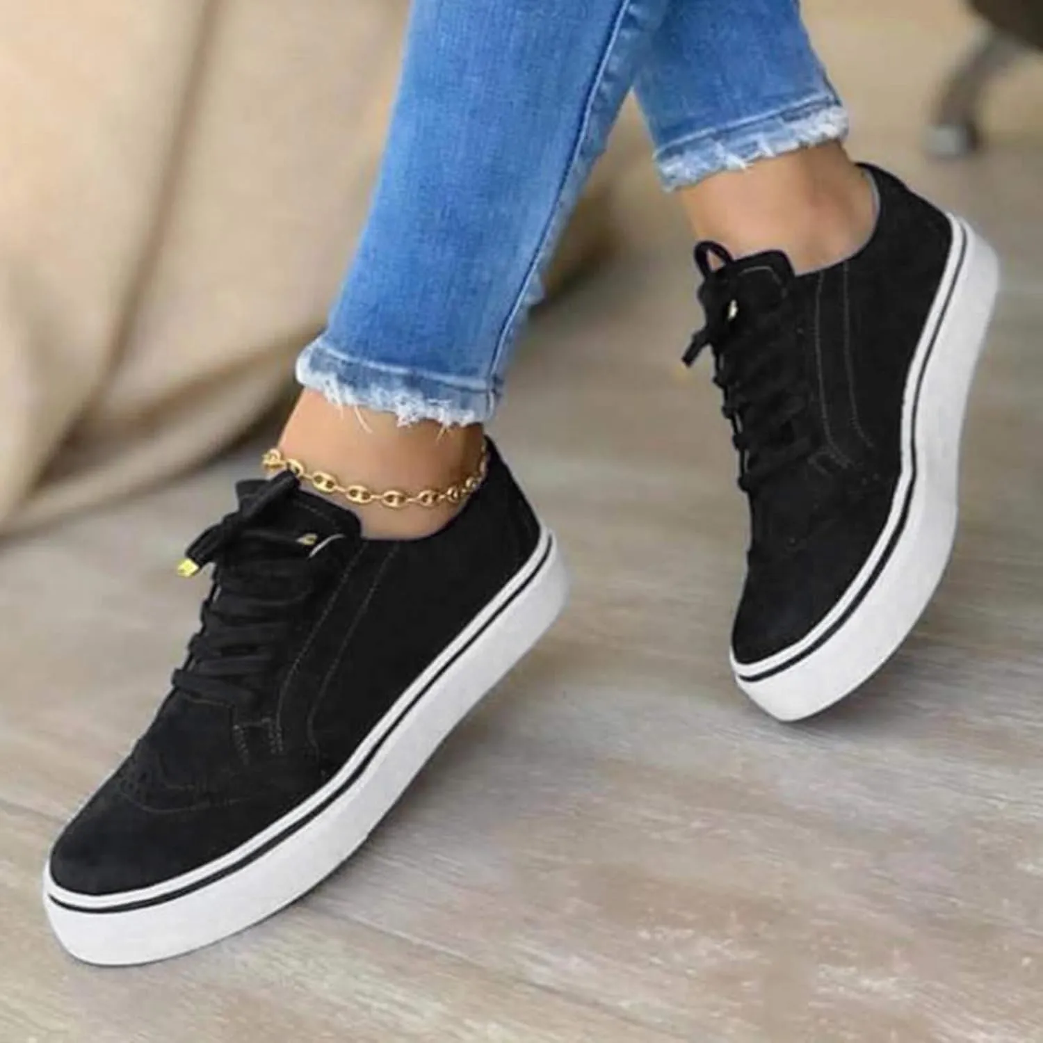 SBGMoSJ Plantar Fasciitis Shoes Women Work Dress Comfy Shoes for Women Slip On Black Shoes Women Slip On Wedges Womens Sneakers Size 11 Walking Zapatos Ortopedicos para Mujer Blancos