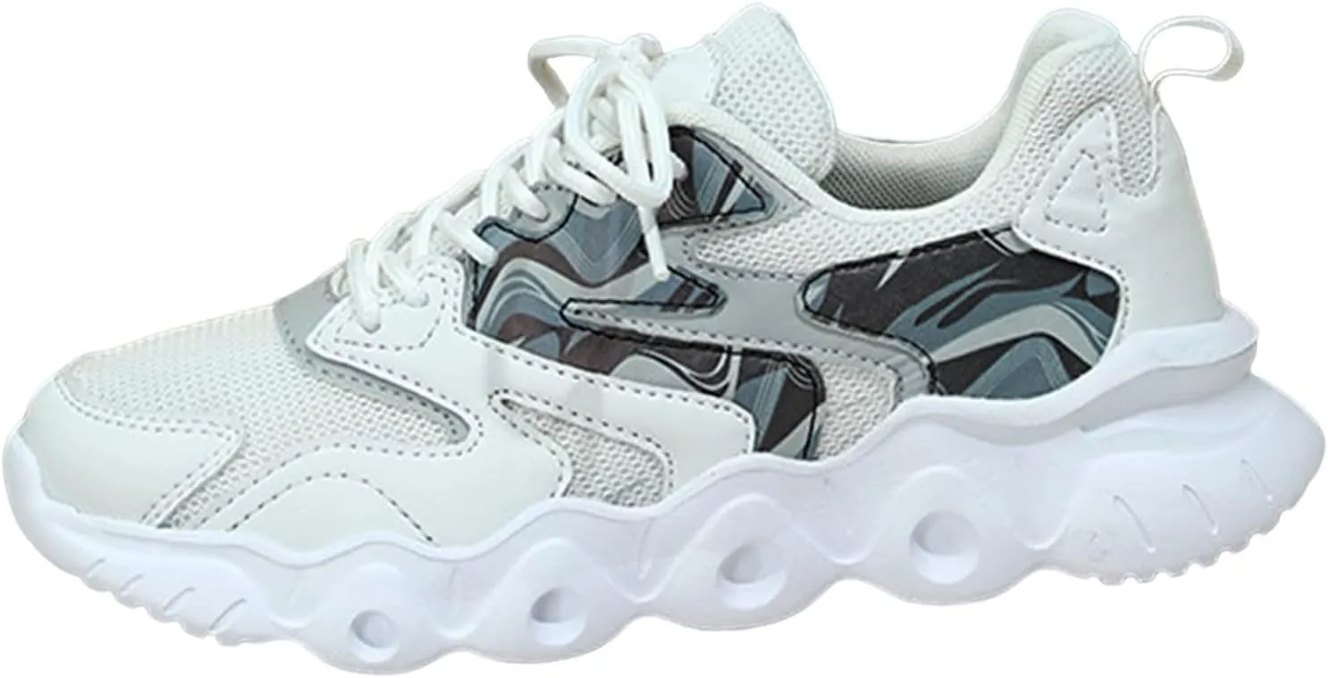 SBGMoSJ Women Sneakers Size 6 Wide Comfy Work Shoes for Women Standing All Day Womens Non Slip Winter Shoes Black Sneakers Women Trendy Women Dressy Comfortable Walking Round Toe Flats Shoes Wide