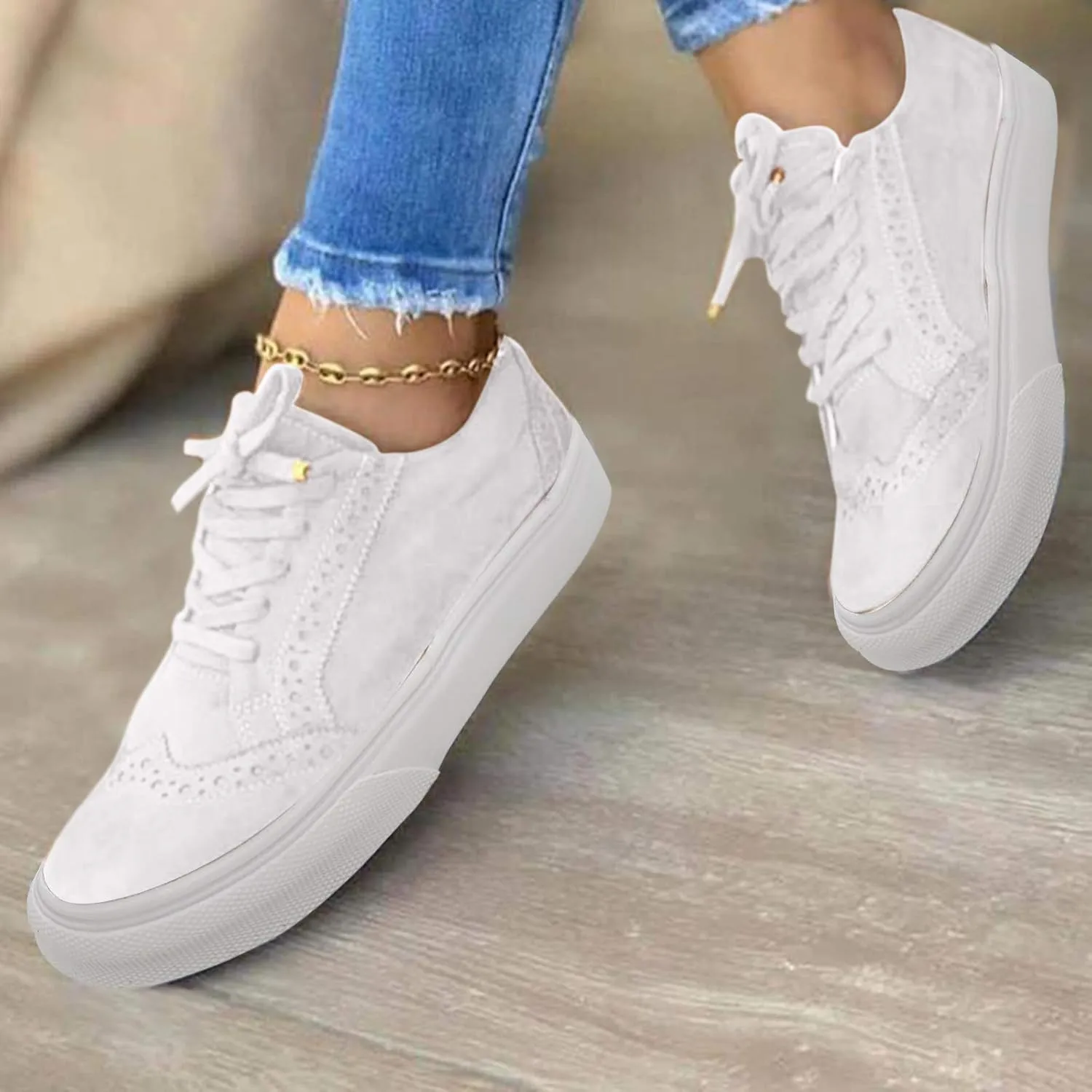SBGMoSJ Women Sneakers Size 6 Wide Cute Black and White Sneakers for Women Womens White Slip On Sneakers Size 8 White Slip On Sneakers for Women Size 9 Womens Walking Sneakers