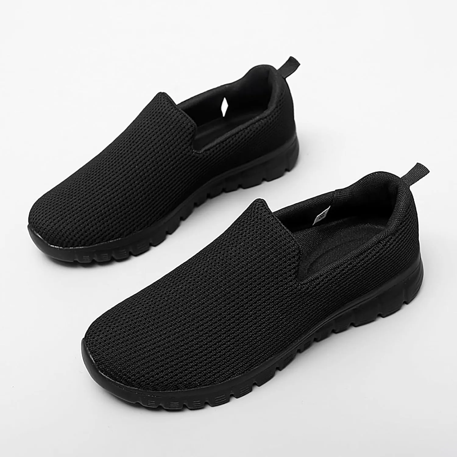 SBGMoSJ Womens Casual Sneakers Trending Comfy Shoes for Women Standing All Day Black Shoes for Women Black Tennis Shoes Womens Tennis Shoes for Women Size 8 Wide