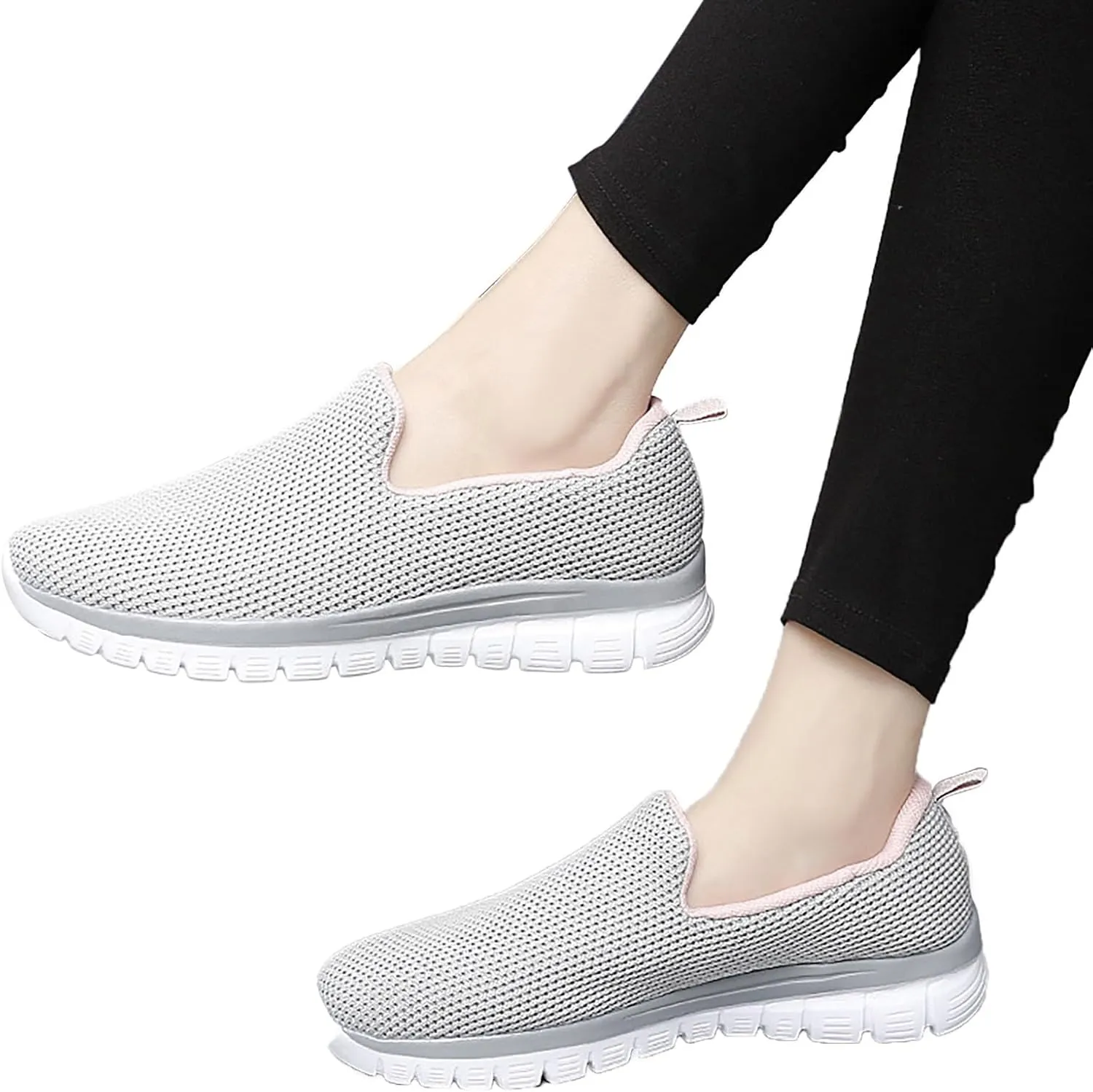 SBGMoSJ Womens Casual Sneakers Trending Comfy Shoes for Women Standing All Day Black Shoes for Women Black Tennis Shoes Womens Tennis Shoes for Women Size 8 Wide