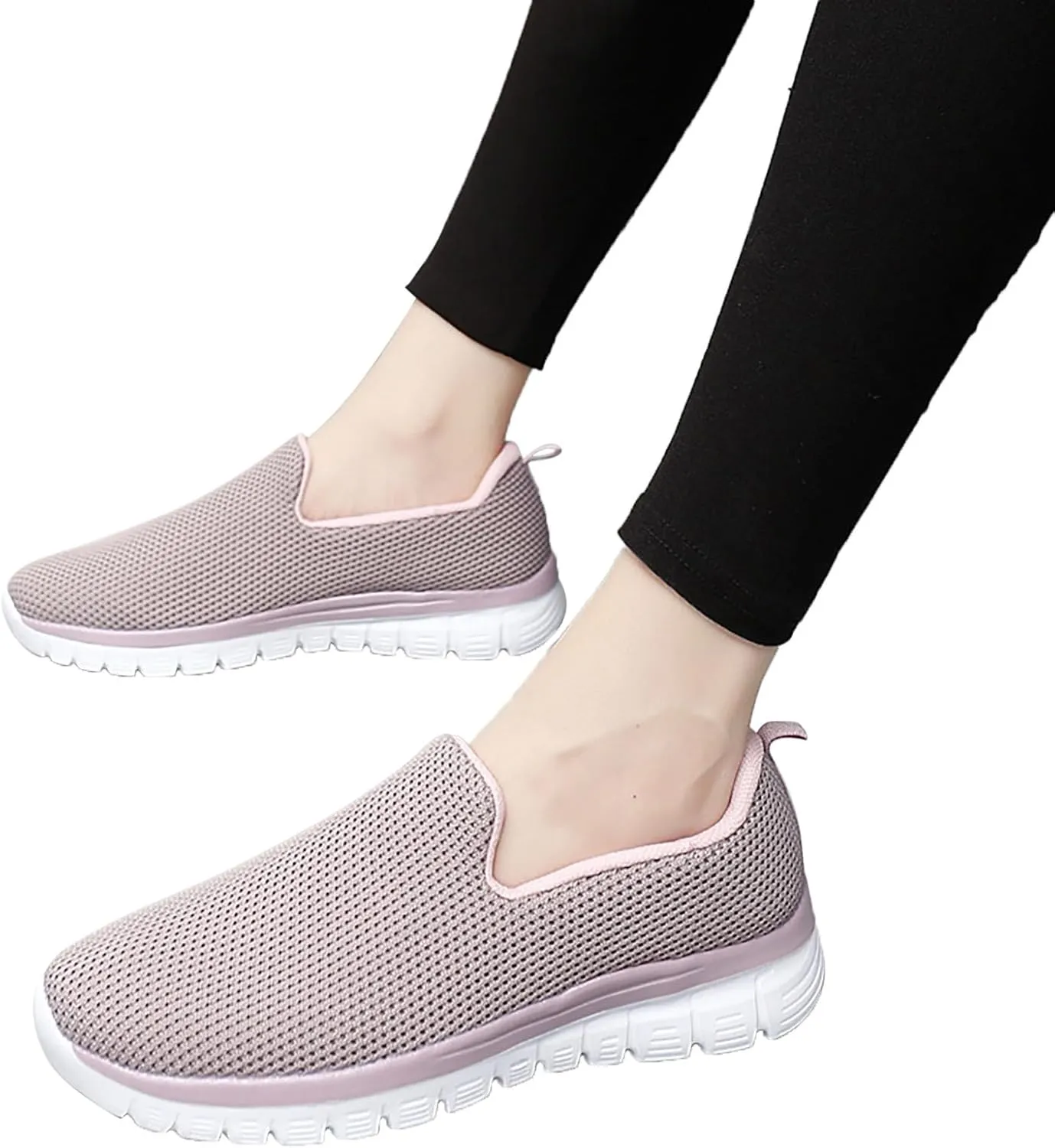 SBGMoSJ Womens Casual Sneakers Trending Comfy Shoes for Women Standing All Day Black Shoes for Women Black Tennis Shoes Womens Tennis Shoes for Women Size 8 Wide