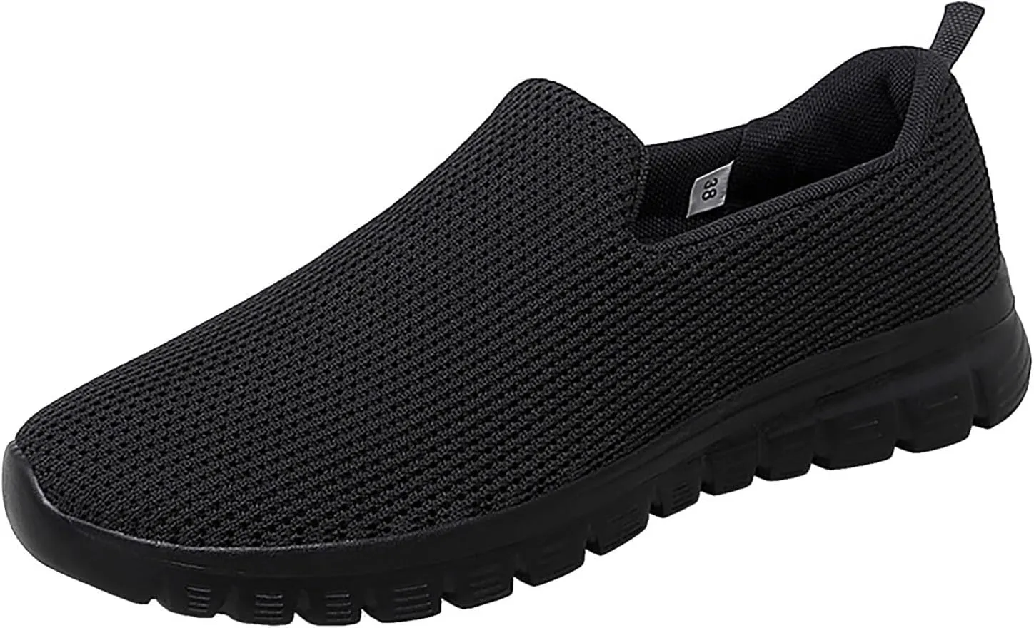 SBGMoSJ Womens Casual Sneakers Trending Comfy Shoes for Women Standing All Day Black Shoes for Women Black Tennis Shoes Womens Tennis Shoes for Women Size 8 Wide